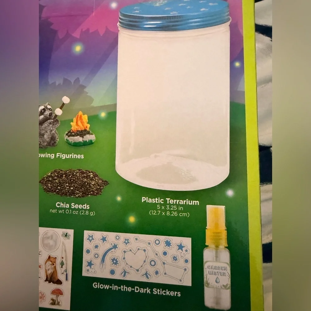 Creativity for Kids Grow 'n Glow Terrarium Kit NEW Sealed Box